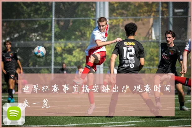 世界杯赛事直播安排出炉 观赛时间表一览